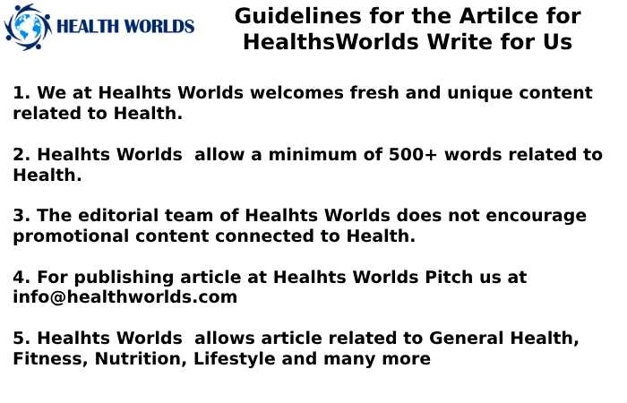 Guidelines of the article Healths worlds